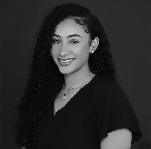 Daniele Dixon Headshot 1 - bw