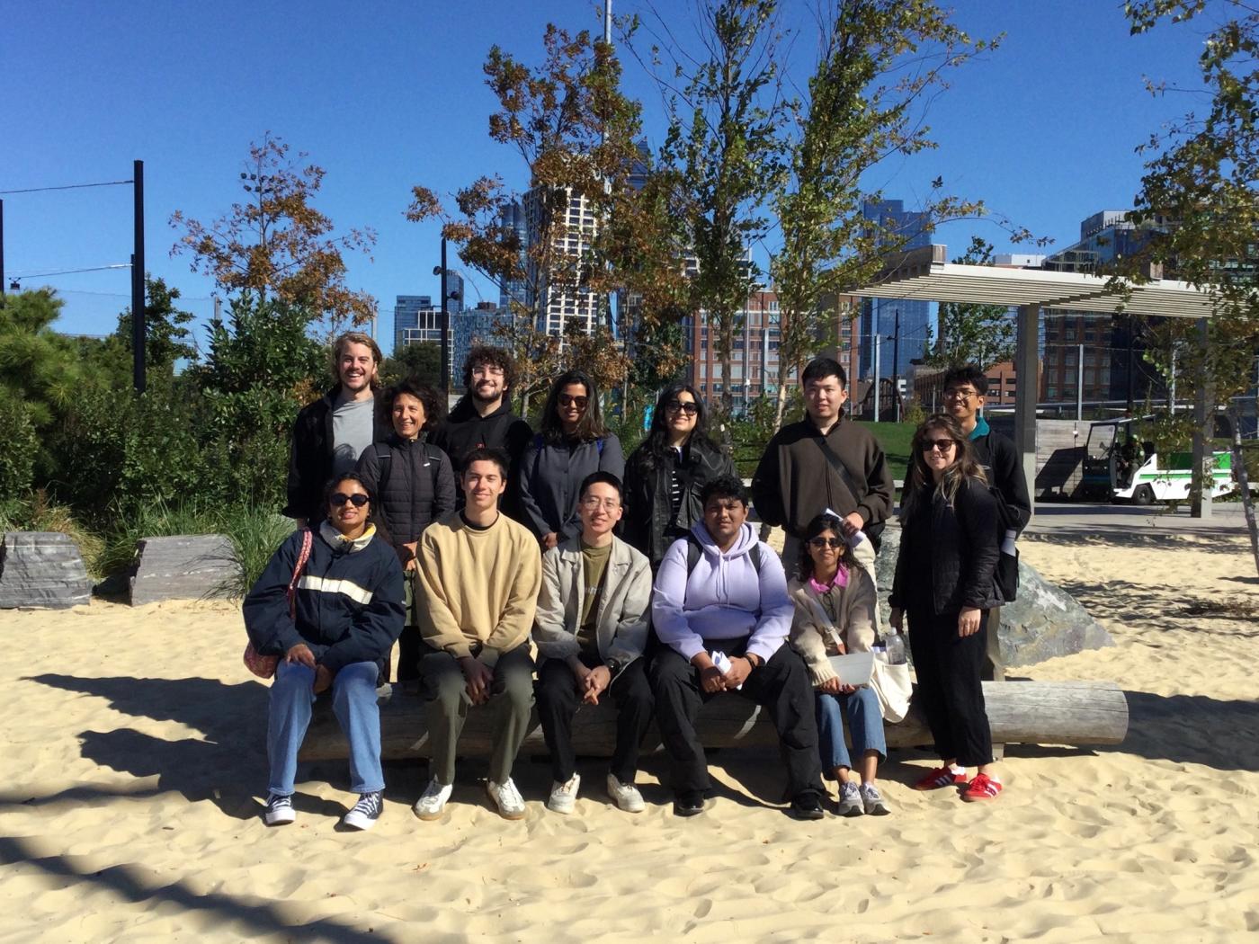 Hyper REAL Studio - image of students on site visit