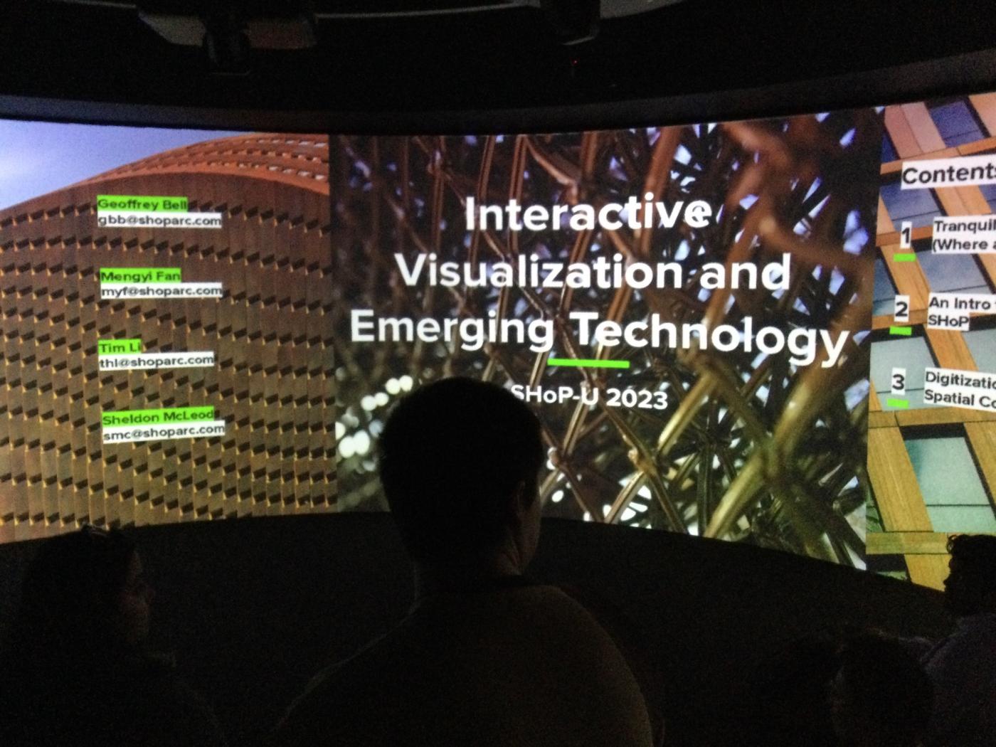 Hyper REAL Studio - image of visit to SHoP Architects