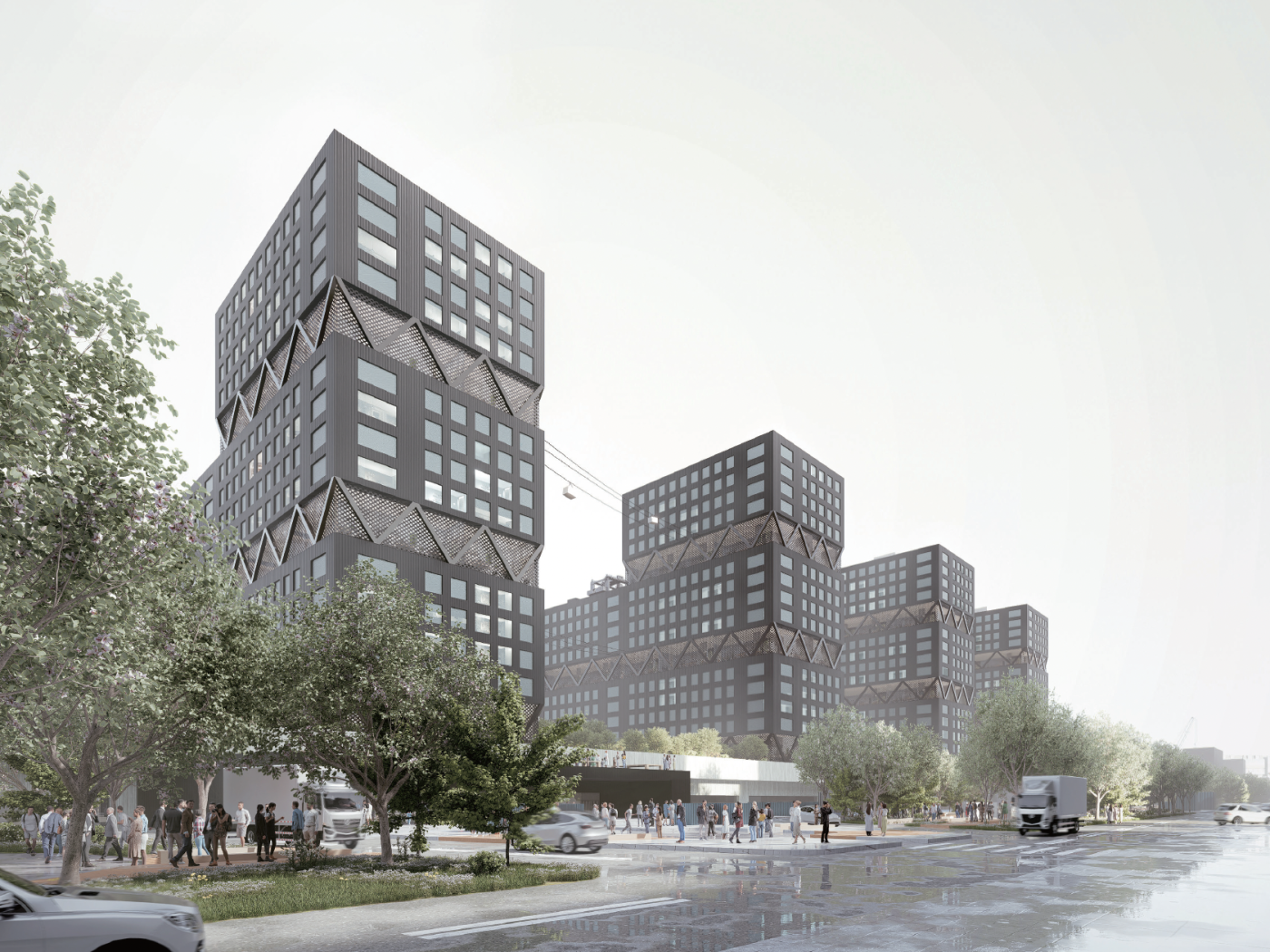 Marine Hub Bai Li Rendering of Housing