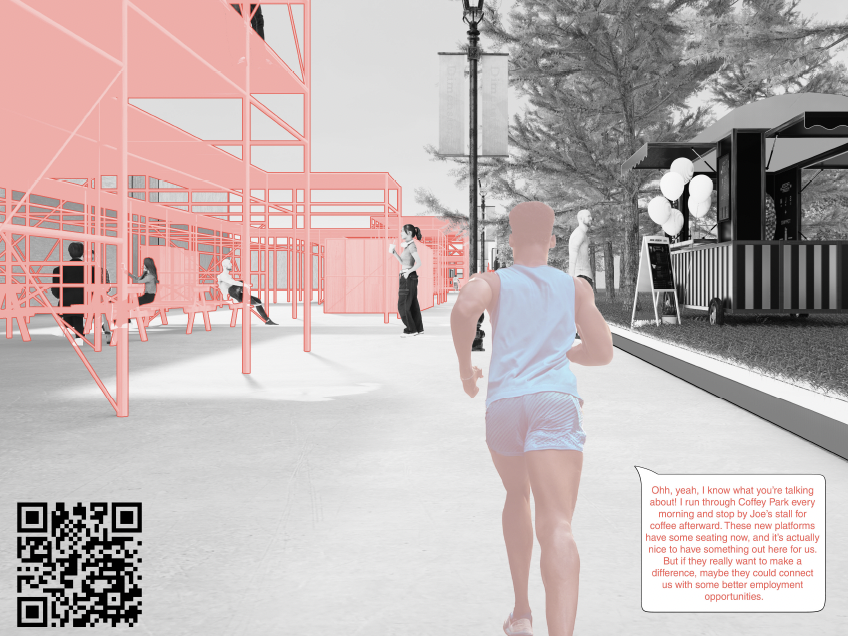 Red Hook Way Gala Glick Jacobs - Rendering of Pioneer Intersection