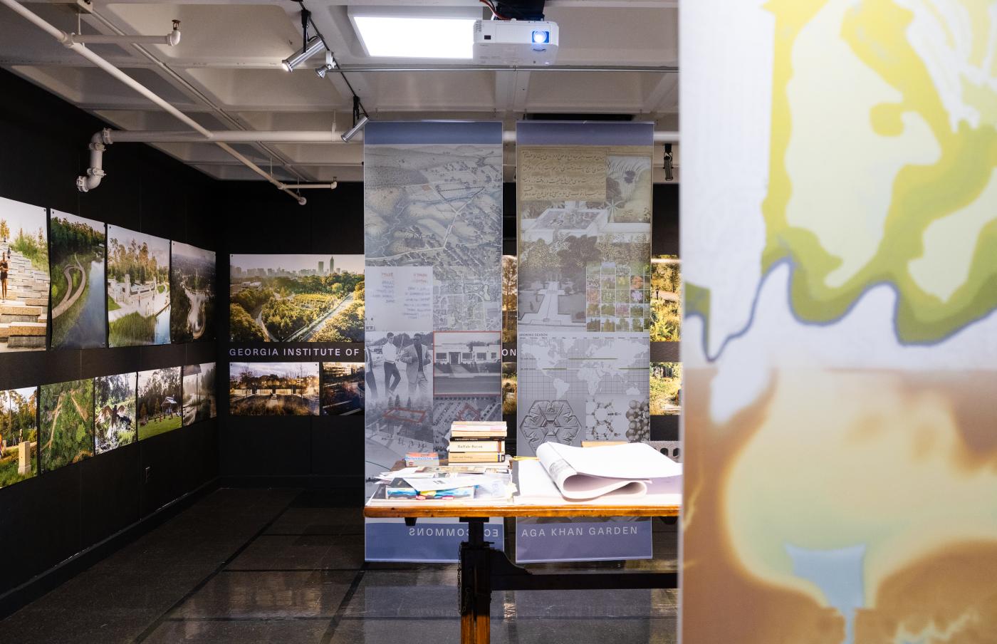 The Land is Full Exhibition - overview image of gallery
