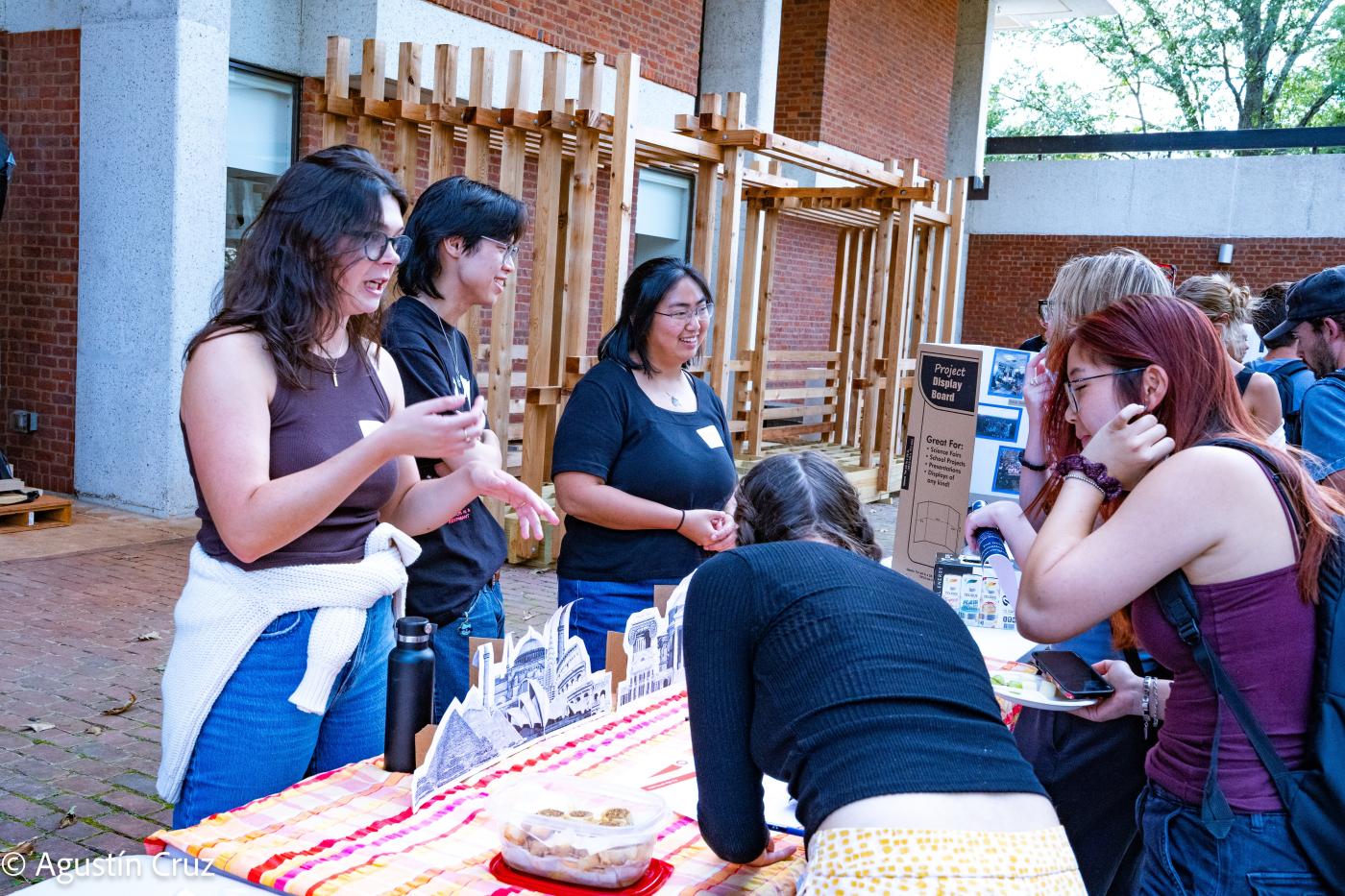 UVA SAH student tabling at an student fair
