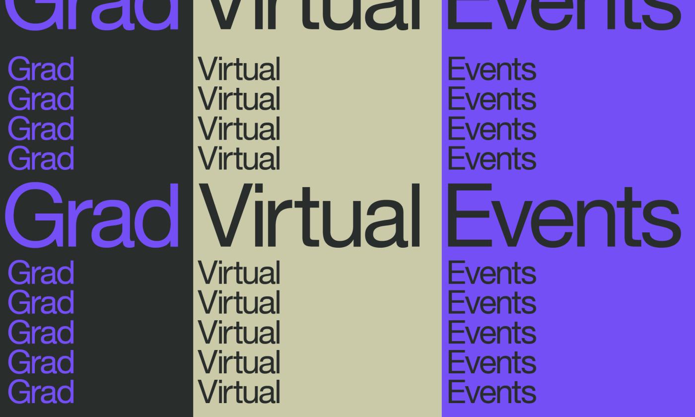 Graduate Recruitment Virtual Events Graphic