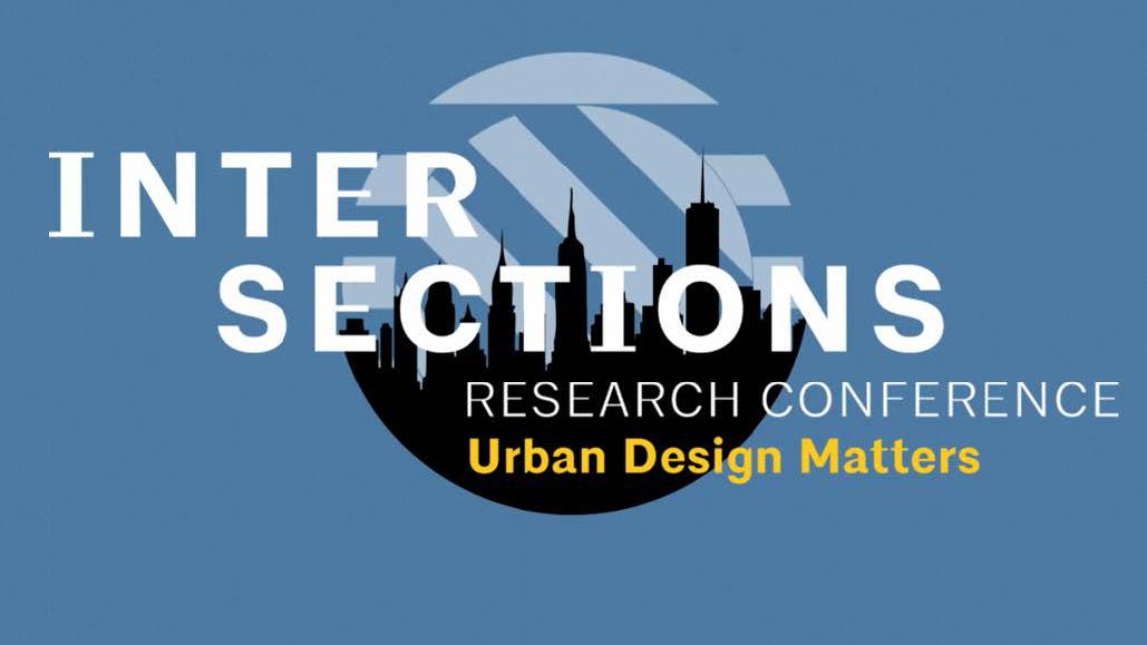 Graphic - that says "Intersections - Research Conference"