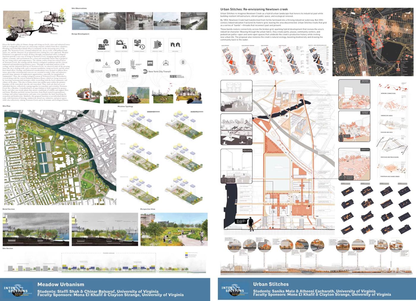 Two student project panels